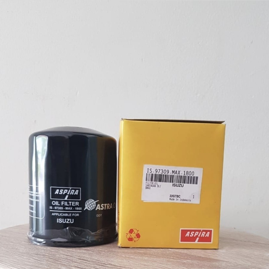 Filter Oli Isuzu Dmax IS-97309-MAX-1800 Aspira
