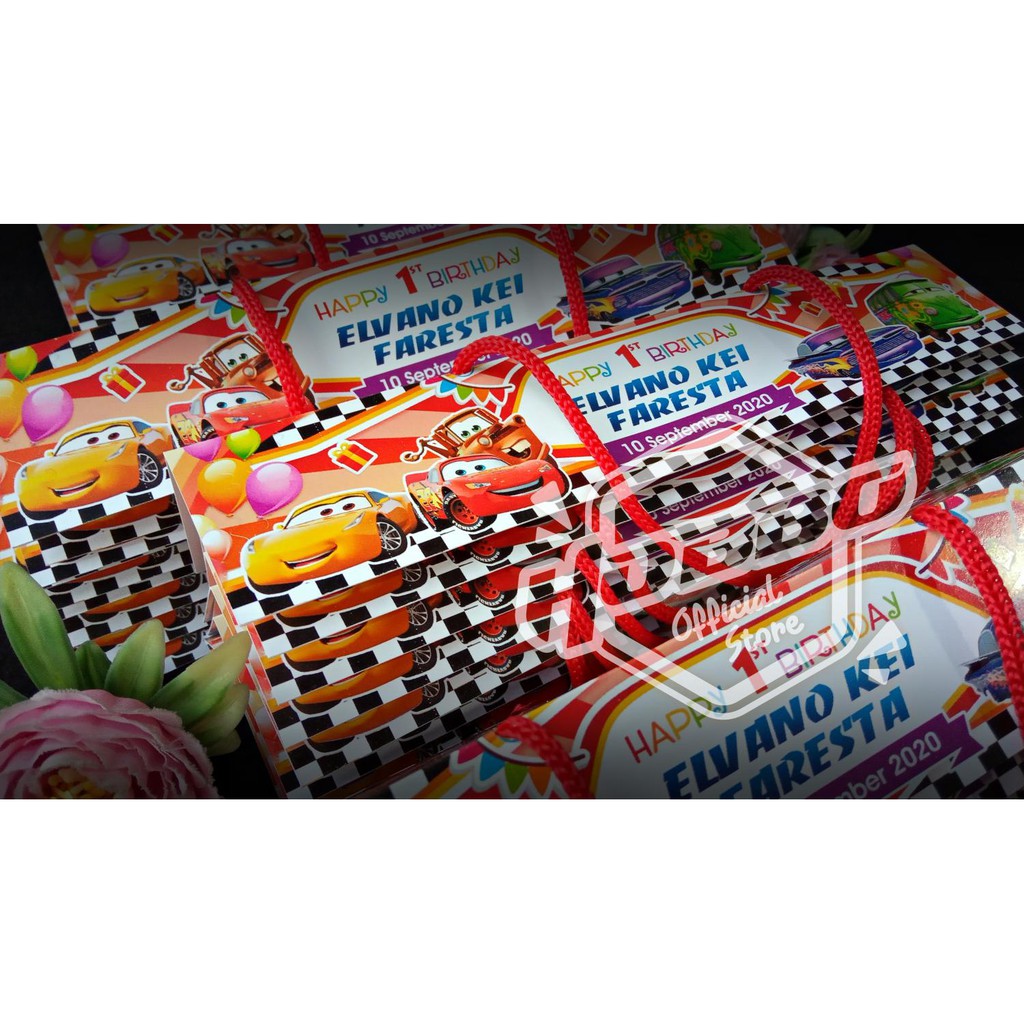 Edisi tanpa foto  - Tas Plastik Ultah - Label Plastik Snack Ulang Tahun - Tas Jajan Ultah Murah-3