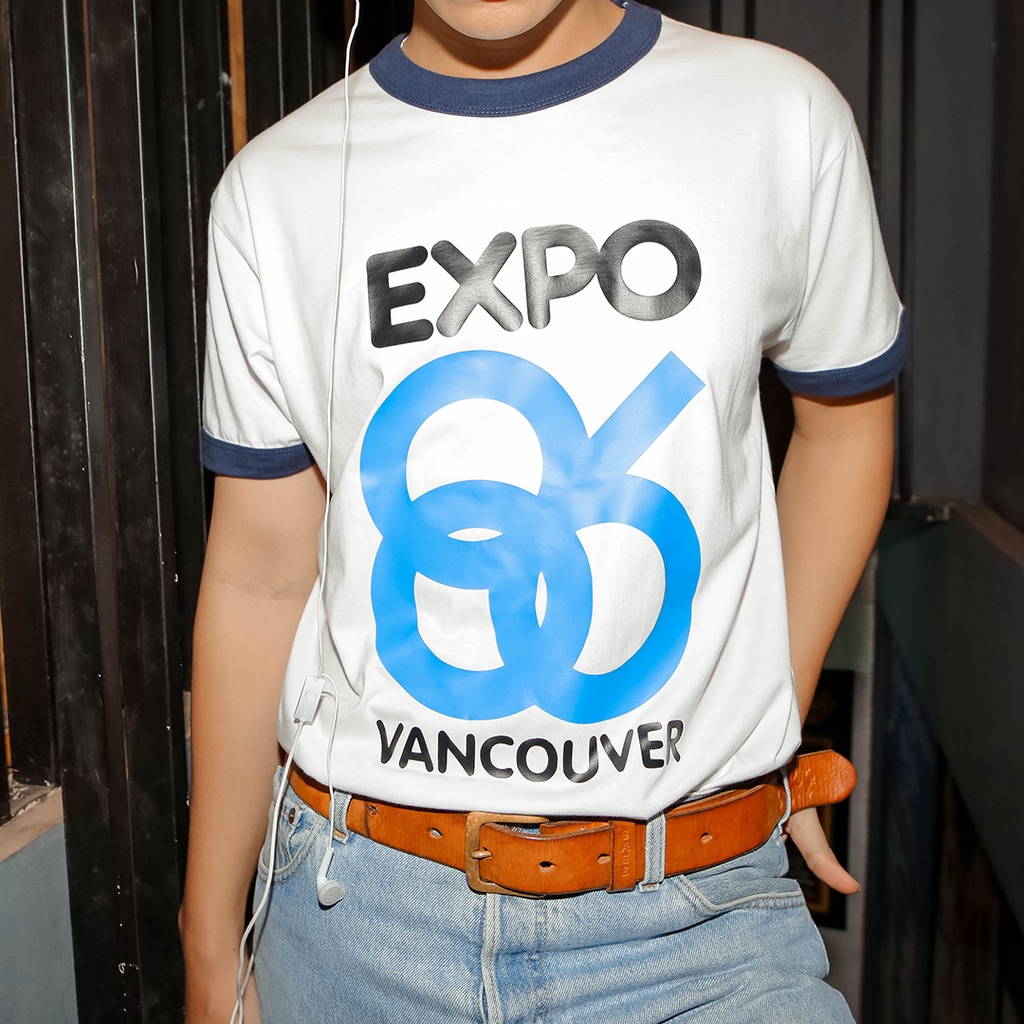 Kaos Distro EXPO 86 VANCOUVER  New States Apparel Ringer