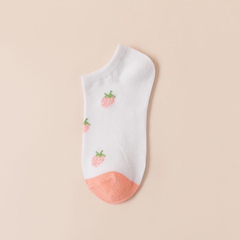 BEE - Kaos Kaki Unisex Pria Wanita / Kaos Kaki Pendek Import Ankle Socks-SC-30 PINK BERRY