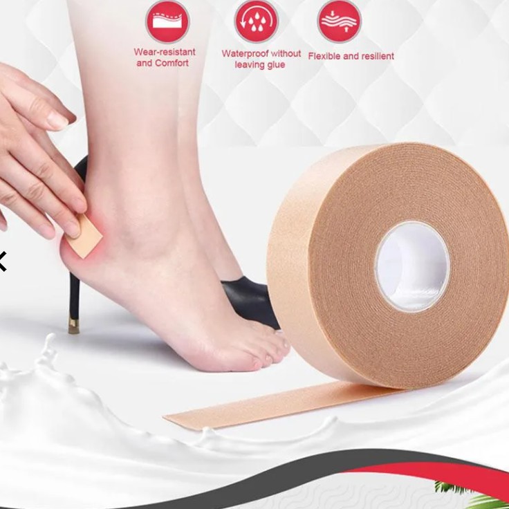 1 ROLL BUSA FOAM STICKER TAPE UNTUK KAKI - Heel Protector Sticker Multi-Functionele Rubber Gips Tape High Heel