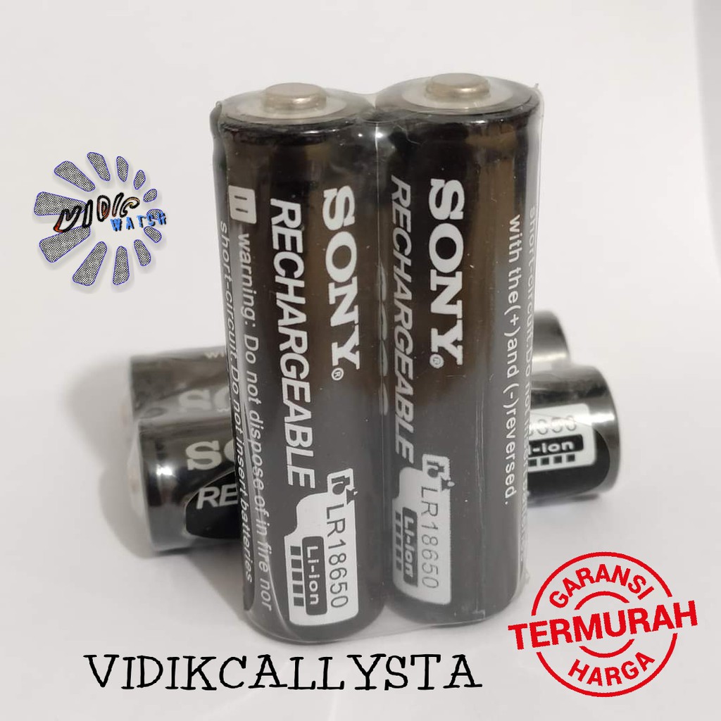 BATU BATEREI BATREI BATTERY SONY 18650 RECHARGEABLE 6800mAh