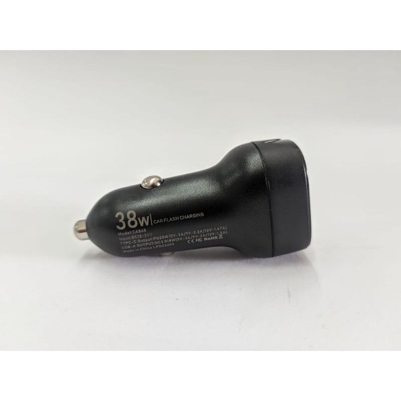 Car Charger Lenyes CA868 38W Fast Charging Saver Mobil Port Type C