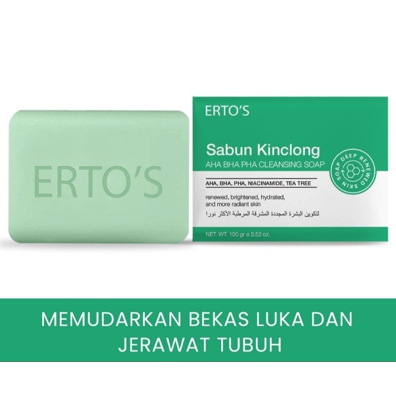 Erto's Sabun Kinclong with AHA BHA PHA