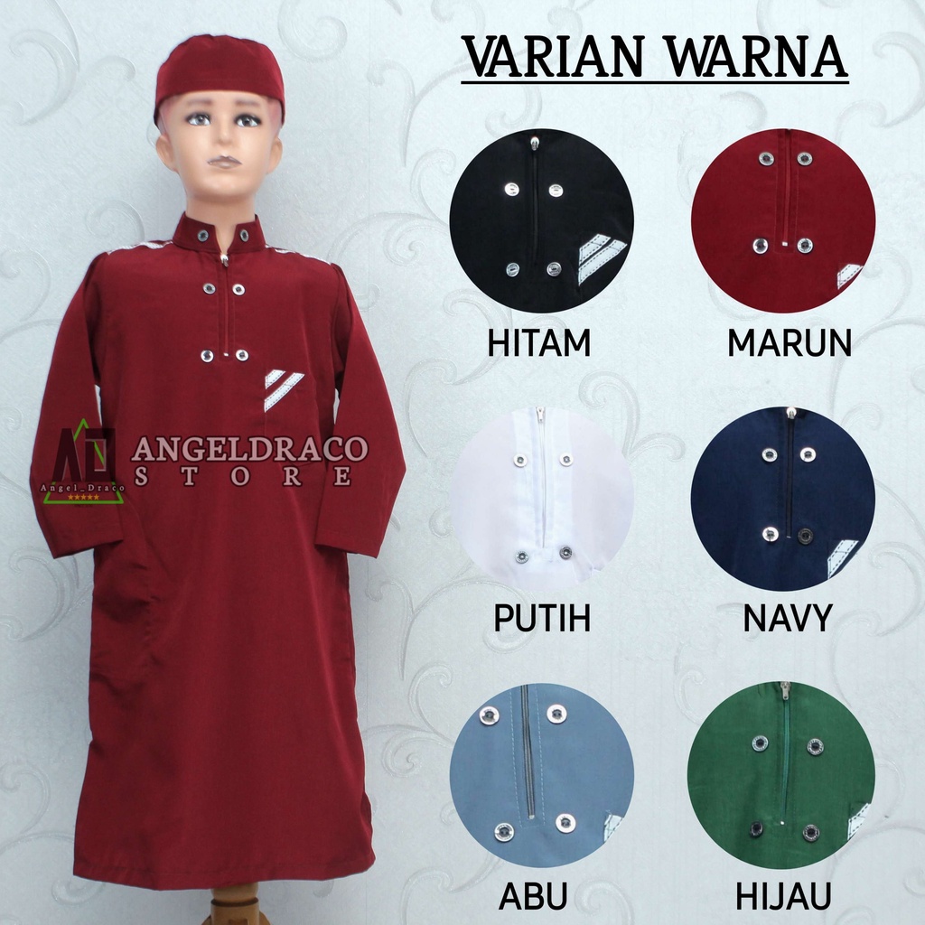 Jubah Anak Laki Laki Gamis Anak Laki Laki Koko Anak 0-15 Tahun