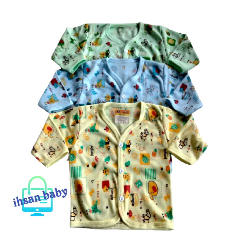 baju bayi panjang newborn arista baby full motif isi 3 pcs