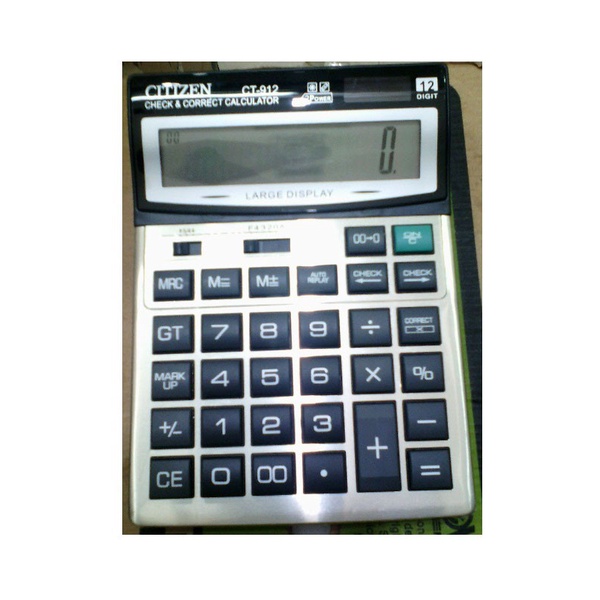 

Kalkulator Besar Type Ct-912