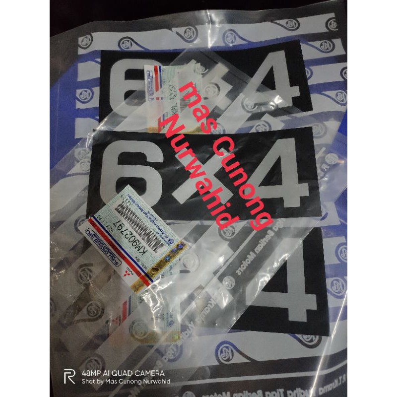 sticker stiker ukuran 6 x 4 Fuso ganzo ps220 original