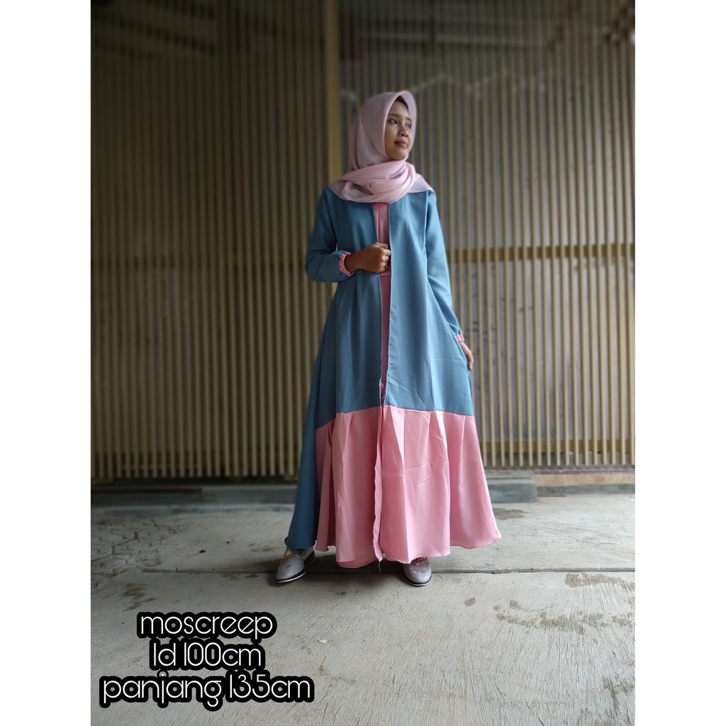 Gamis mosscrep salma dress
