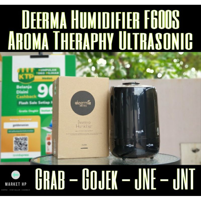 Deerma F600 F600S Humidifier Difusser Aromatheraphy New Garansi Resmi