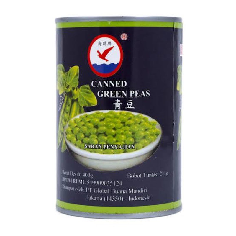 

Kacang Polong Cap Burung / Canned green peas