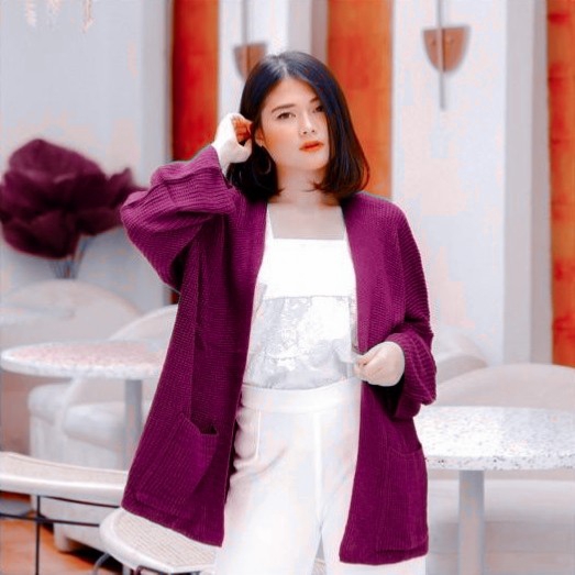 LOOCY Cardy / Cardigan Oversize / Cardigan Wanita-NILA TUA
