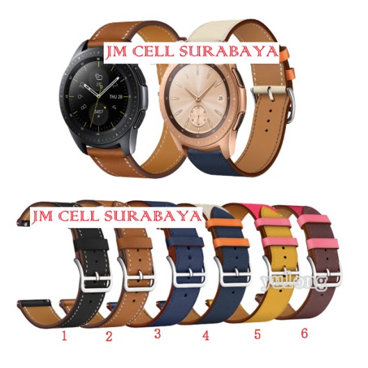 Fashion Watch Strap Samsung Galaxy Watch 42mm - Huami Amazfit BIP - Gear Sport - Tali Jam Tangan 20mm Leather Kulit
