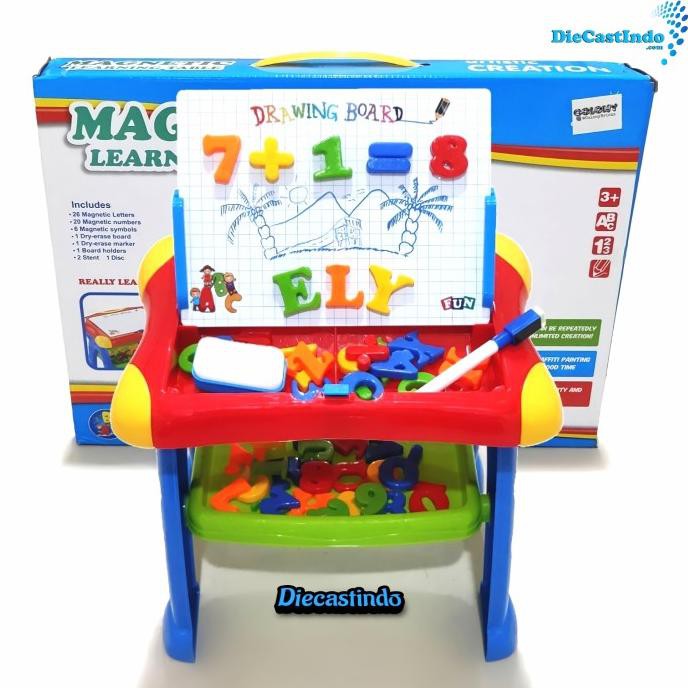 

Mainan Anak - Magnetic Learning Table