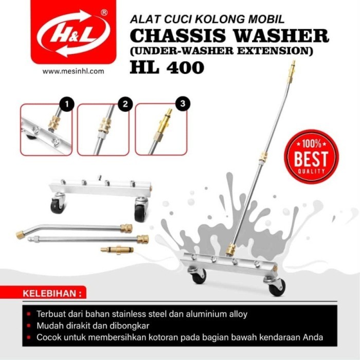 Chassis washer stick Jet cleaner Kolong mobil - under washer extension