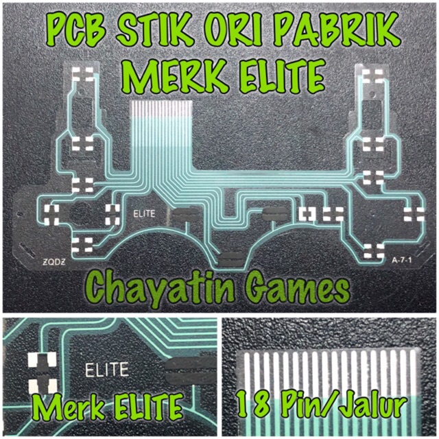 PCB / MIKA STIK PS2 ORI PABRIK ELITE (18 PIN)