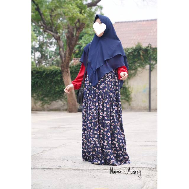 AUDREY Daily Wear by NAIMA / Gamis Daily / Gamis Rayon