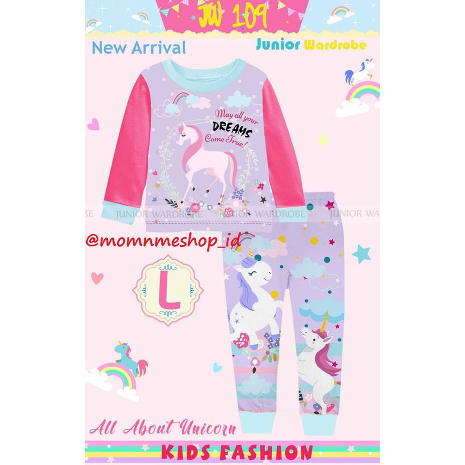 Piyama JW 109-L Unicorn for Teens (8-13 years)