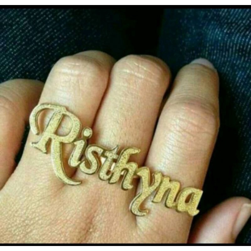 CINCIN NAMA  LAPIS EMAS 24K