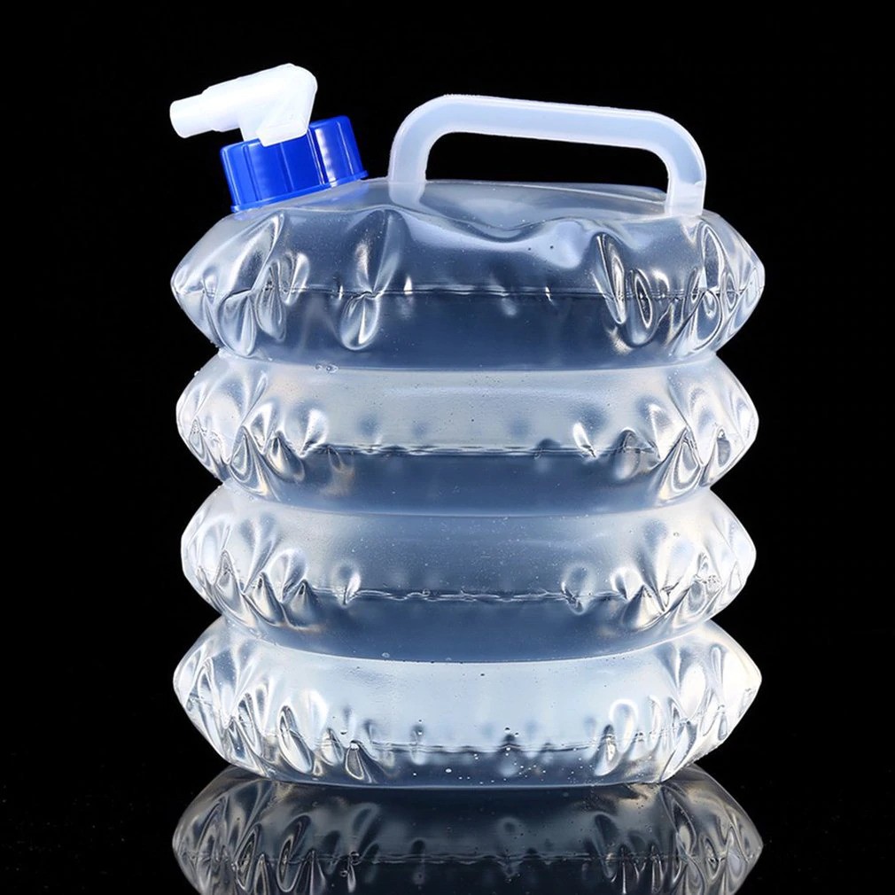 Wenbo Kantong Air Lipat Foldable Camping Water Storage 15 Liter - ST-117 - Transparent