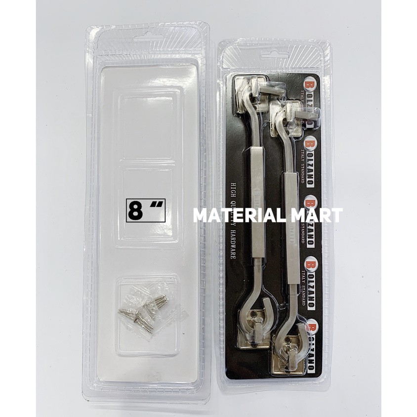 Hak Angin Stainless 8 Inch | Cantolan Penahan Jendela | Pengait Window | Material Mart