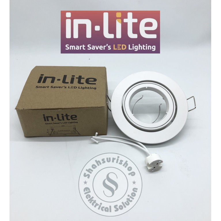 KAP LAMPU MR16 INLITE IN-LITE INFX038 + FITTING