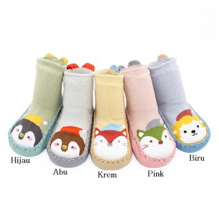  Kaos  Kaki  Panjang  Bayi  Animal Lucu  Alas Tebal Shopee 