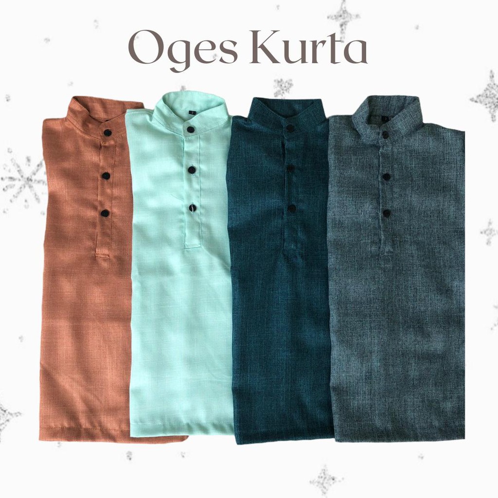 OGES Baju Koko Kemeja Kareem Kurta Anak 1-5 Tahun