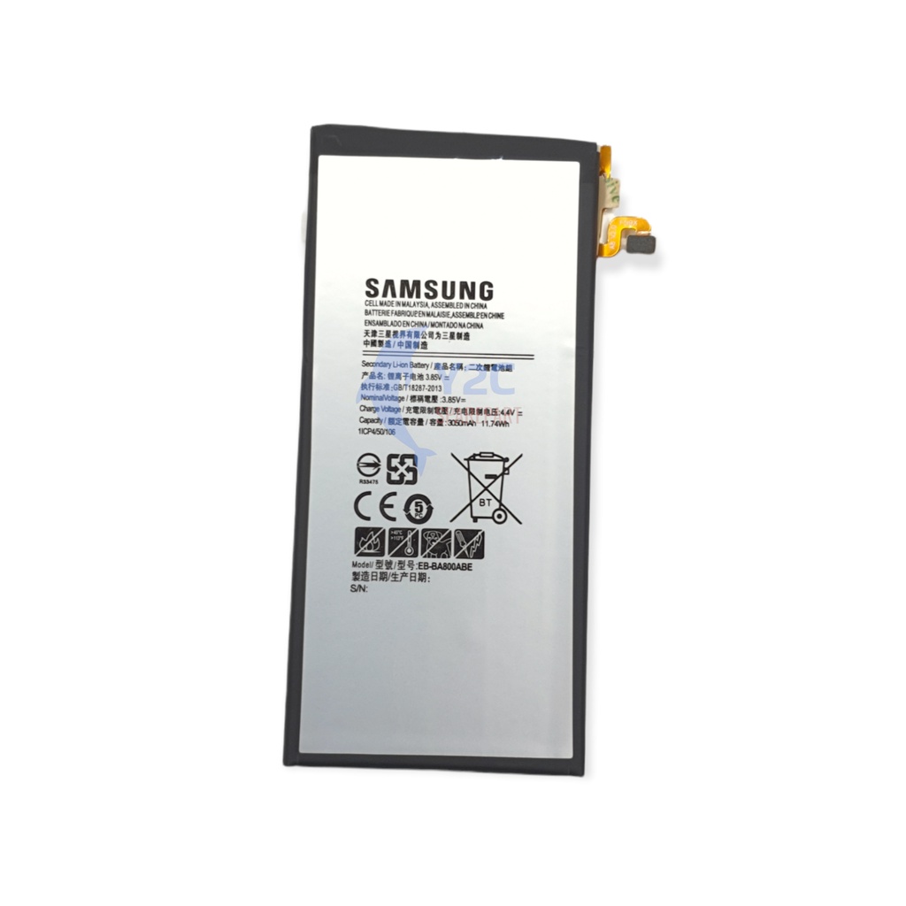 BATERAI SAMSUNG A800 / GALAXY A8 2015  ORIGINAL OEM / Batre / Batere / Batrei