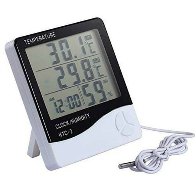 Termometer Ruangan Htc2 /Hygrometer/pengukur suhu ruangan