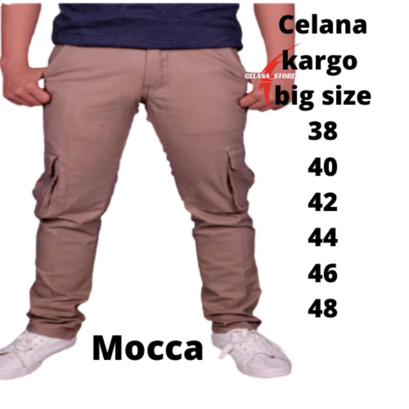 Celana kargo big size/celana cargo jumbo/celana panjang pria/celana pria/celana