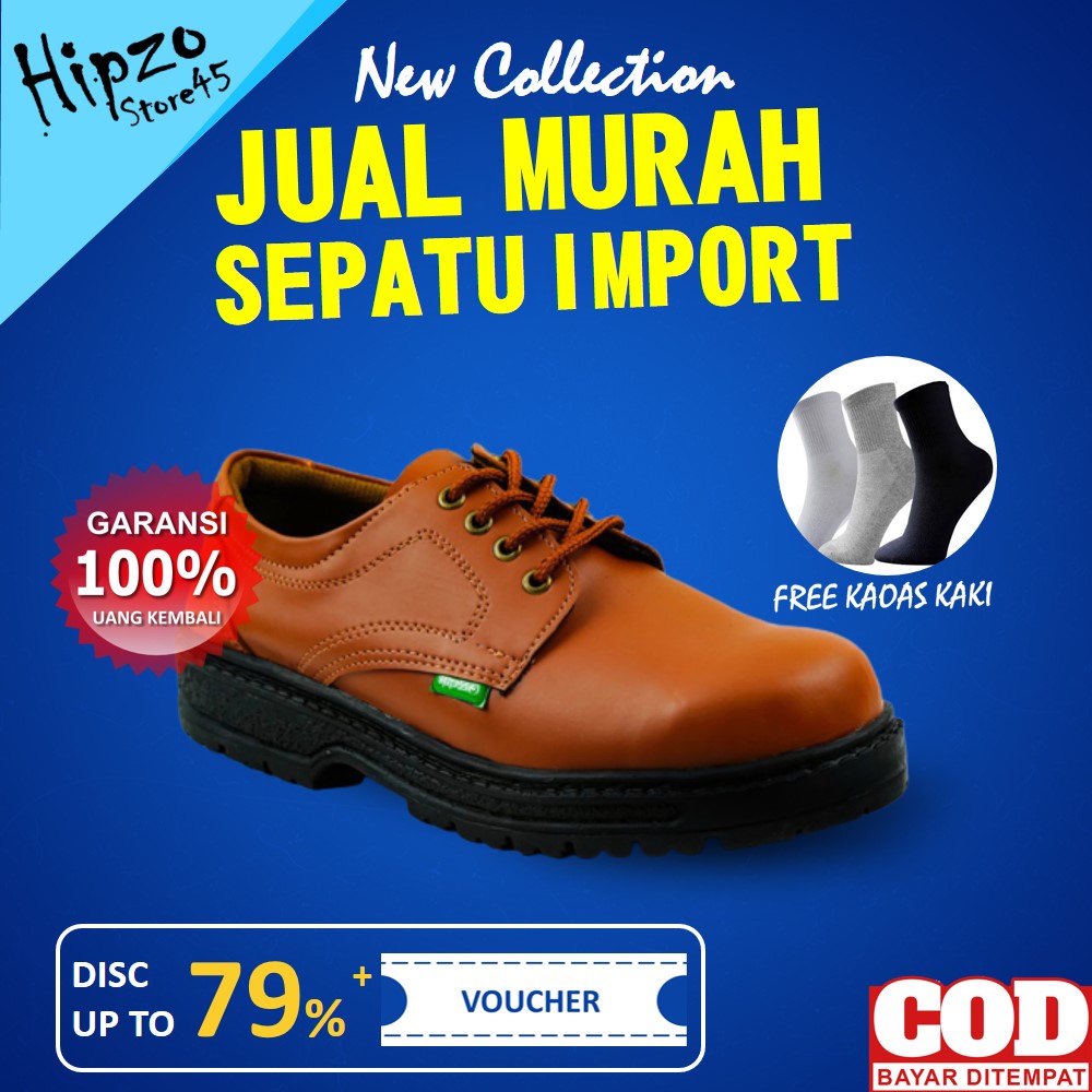 Sepatu Safety Pria Sepatu Kerja Pria Sepatu Pria Riding Pria Murah Original Hipzo HIPZO M52