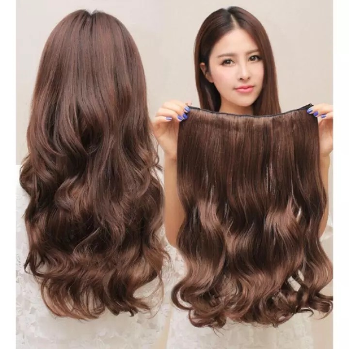 [ORI] HAIRCLIP KOREA IMPORT TEBAL LURUS CURLY WAVE BIG LAYER