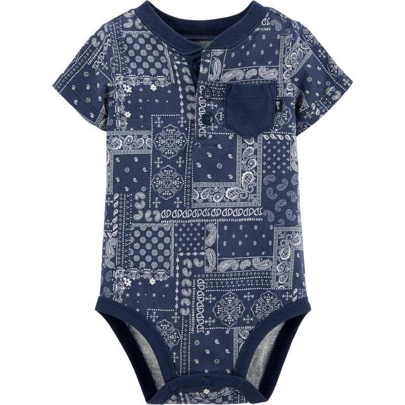 jumper anak bayi laki laki oshkh-Navy motif