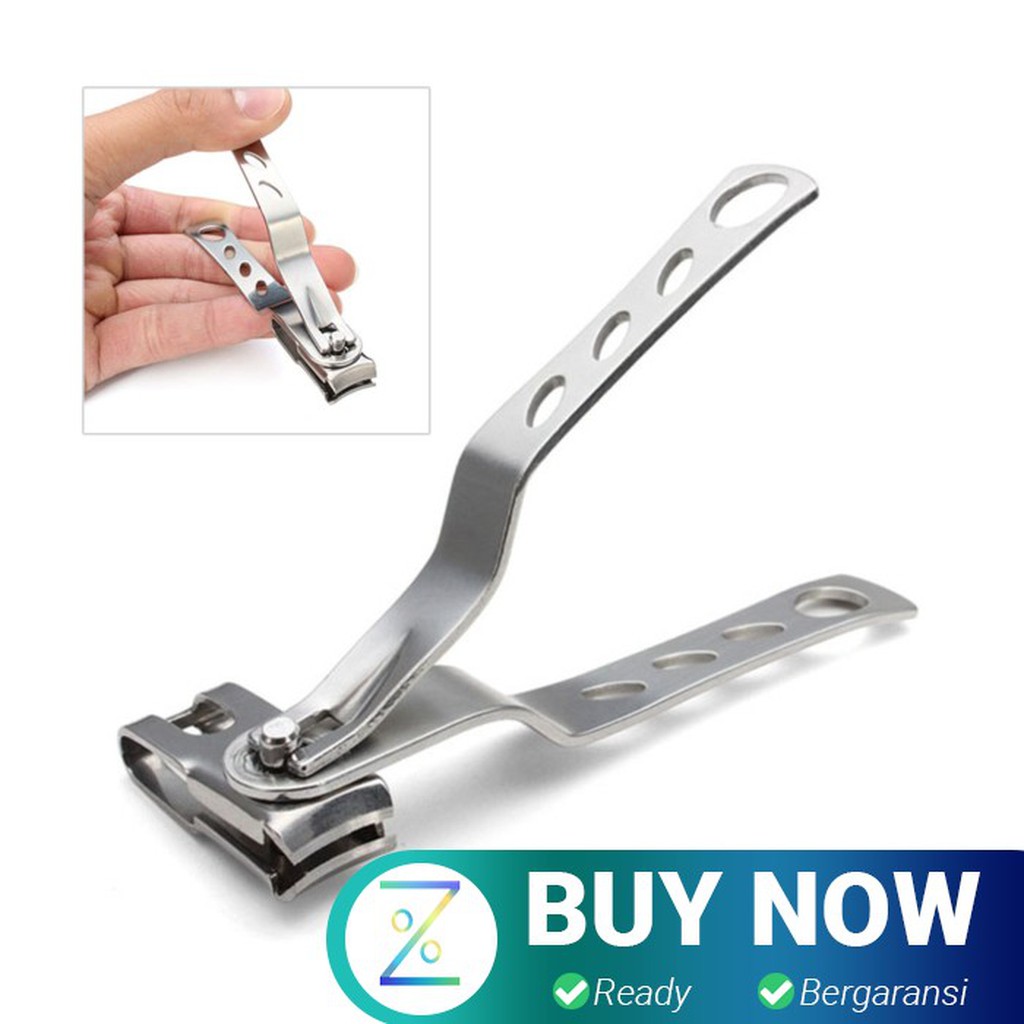 KNIFEZER Gunting Kuku Rotateable Nail Trimmer Manicure - MZ-017 - Silv