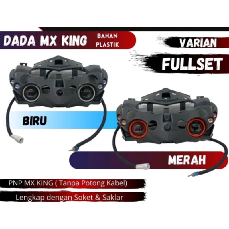 dada lampu led mx king mx 150 mx king new full plastik