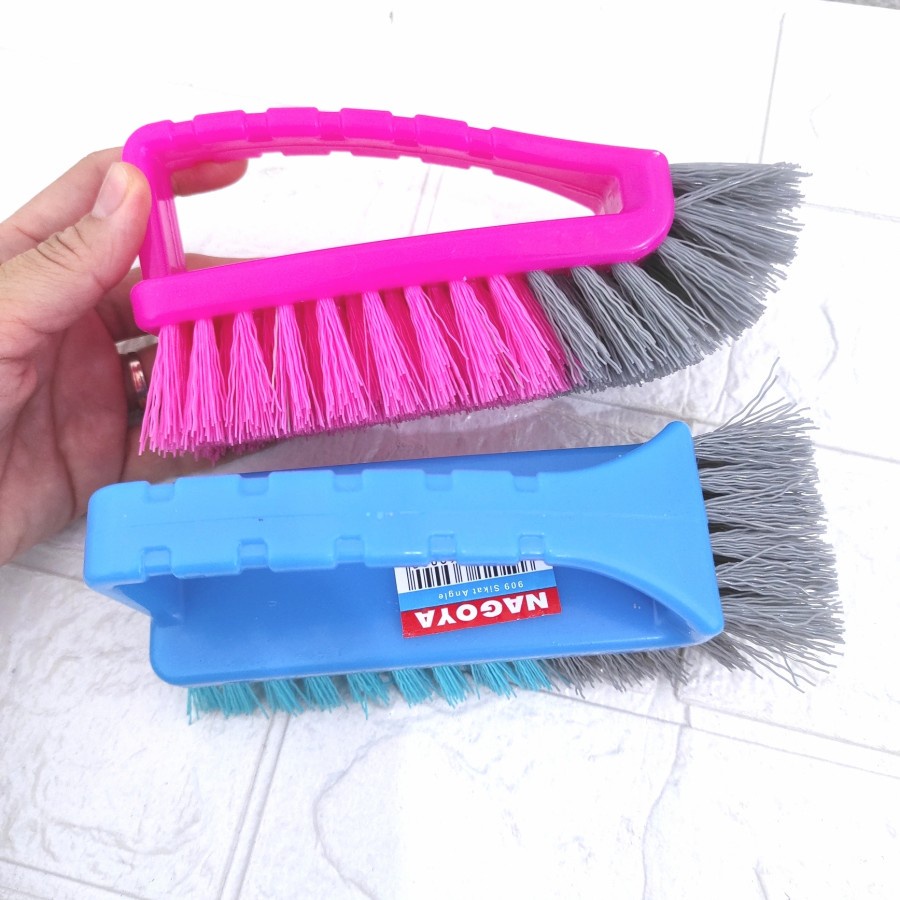 [DEASHOP]  SIKAT ANGLEE SIKAT WC SUDUT TOILET SIKAT LANTAI SIKAT PLASTIK SIKAT ANGLE 909 NAGOYA / SIKAT GAGANG / SIKAT KAMAR MANDI