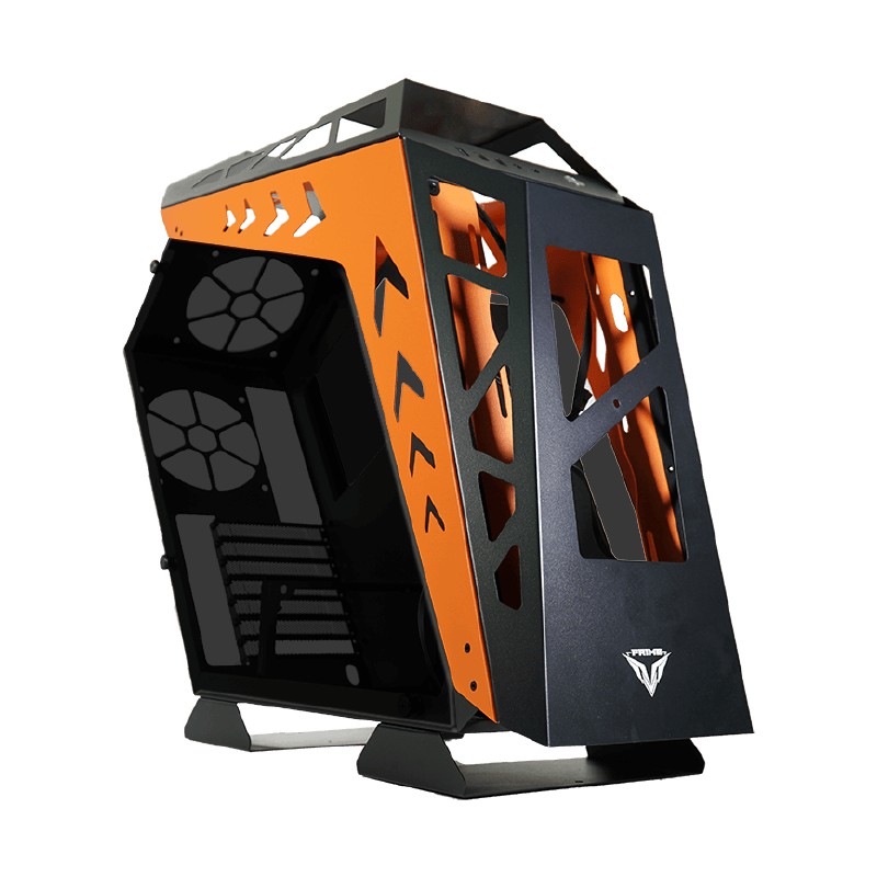 PRIME D-[K] V2.0 - ALUMUNIUM GAMING CASE - DUAL SIDE TEMPERED GLASS / Casing PC Gaming