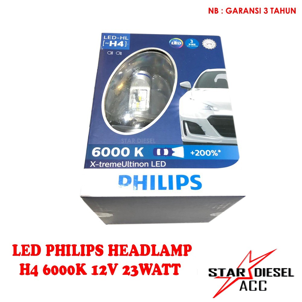 Jual Lampu Led H Philips Xtreme Ultinon H Hl V W Philipsextreme Ult Shopee Indonesia