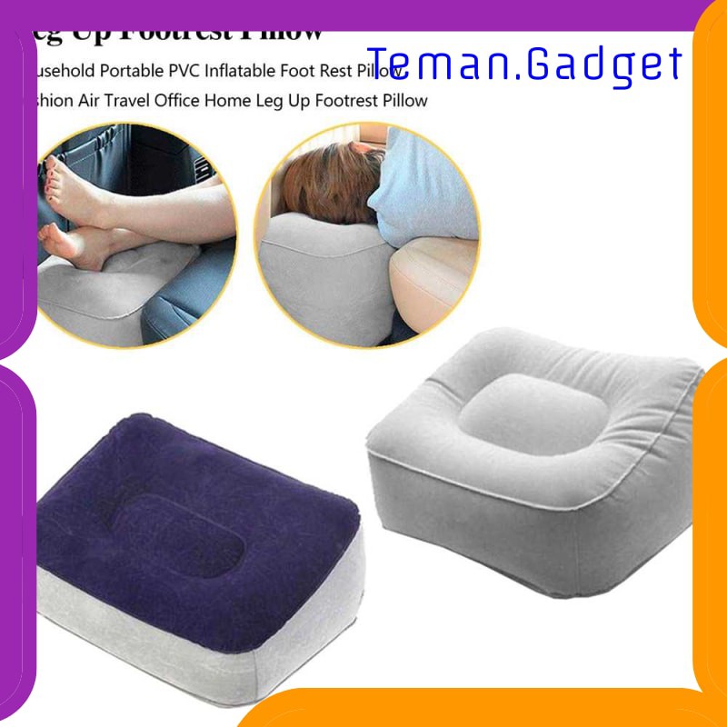 TG-FS070 TaffHOME Bantal Angin Kaki PVC Inflatable Relaxing Pillow - JJ06114