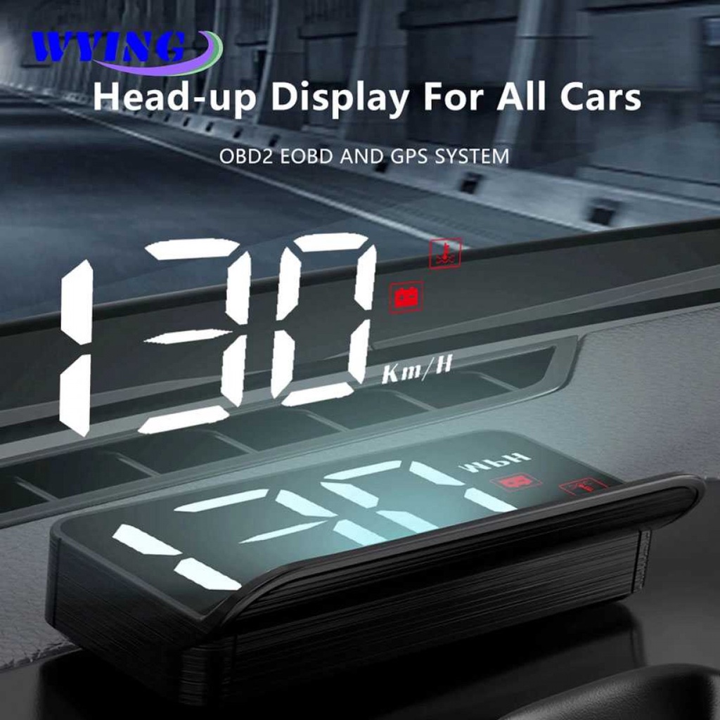 HUD Head Up Display Speedometer Mobil OBD2