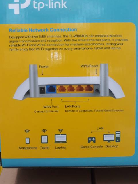 TP LINK TL-WR840N/TL WR840N Wireless Router 300Mbps  (Wireless Routher, Extender dan Access Point)