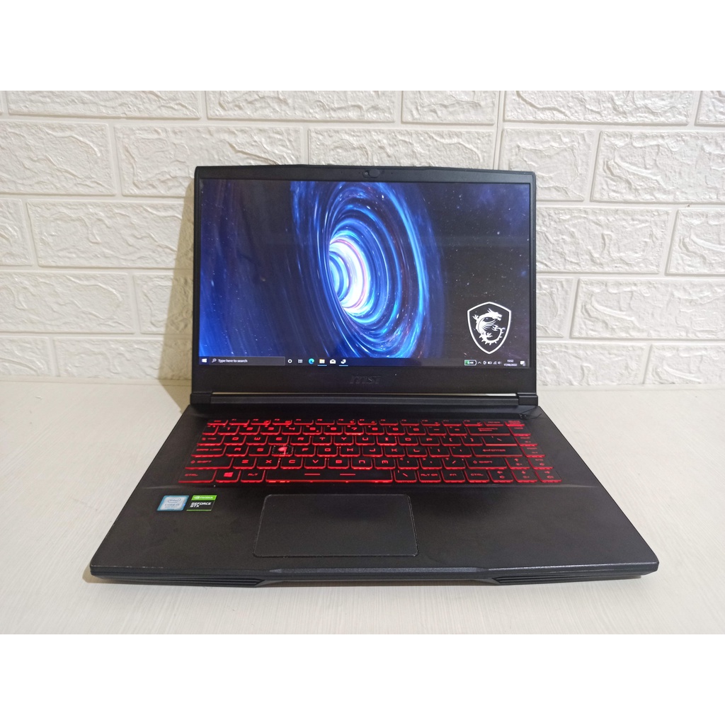 MSI GF63 Thin 9RCX Core i5 Gen 9 VGA Nvidia GTX1050Ti SSD Laptop Gaming Second Bekas Gen9 GTX 1050Ti