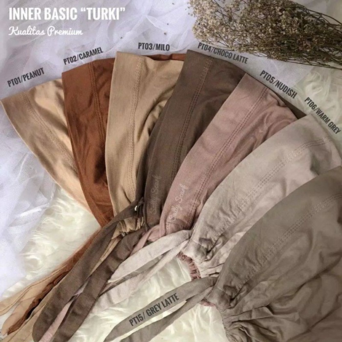 Ciput Arab Inner Hijab basic instan Dalam jilbab warna hitam Promo