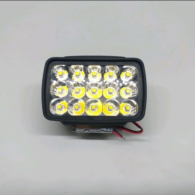 Lampu Tembak Sorot LED Motor Work Light Cree 15 Mata 15 LED 12 Volt