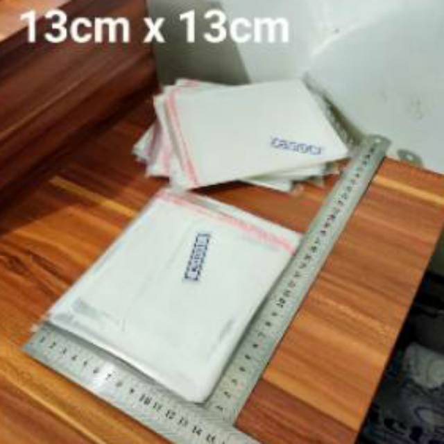 

Plastik OPP Lem Seal Uk. 13x13 cm (Isi 100 L)