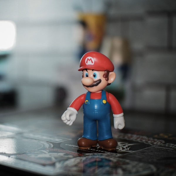 Super Mario Bros Figure and Friends Topper Kue Pajangan Mainan