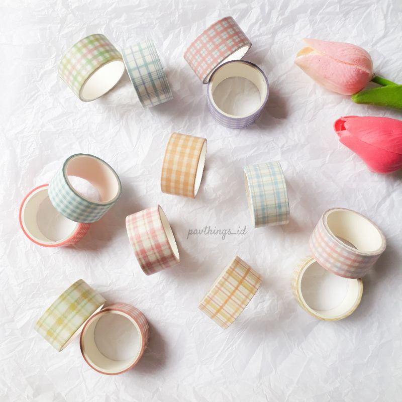 

Plaid Pattern Washi Tape