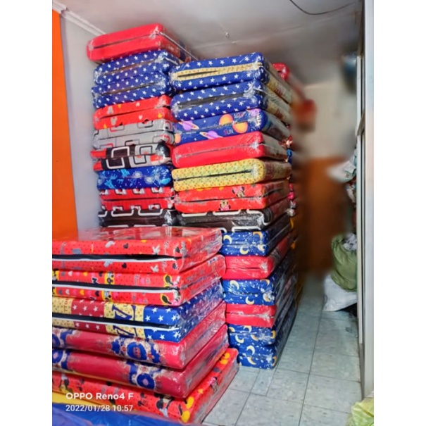 Kasur Busa Murah lipat / busa Dacron super UK 180x140x10 dan 180x120x10 / busa murah/ kasur busa ter