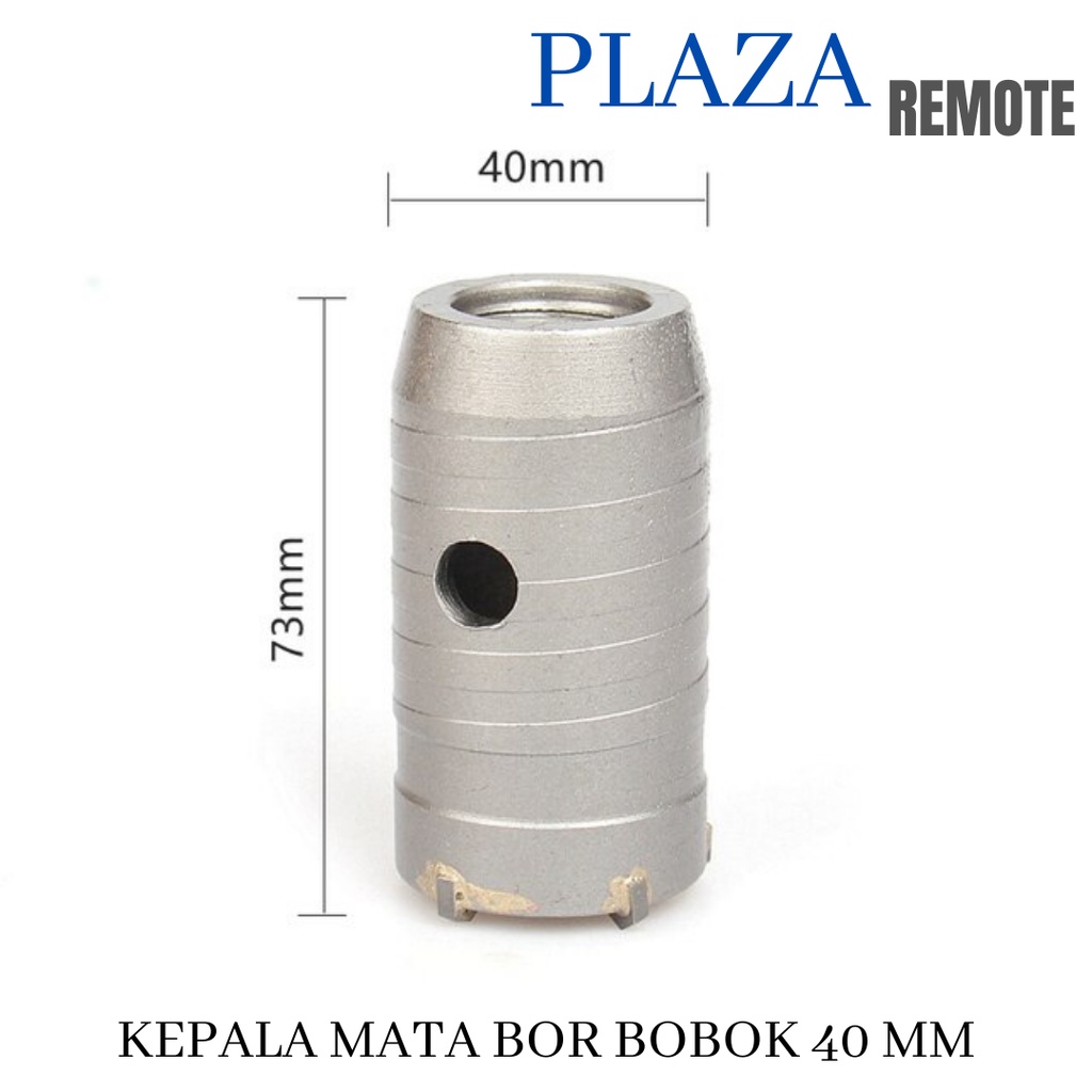 Mata Bor Lubang Tembok Hole Saw Hollow Core 40 MM SDS PLUS ROUND BULAT